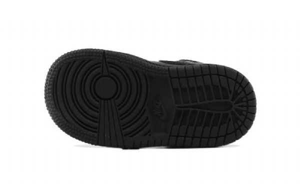 Nike Air Jordan 1 Mid Tops Td Sko Til Børn Sort