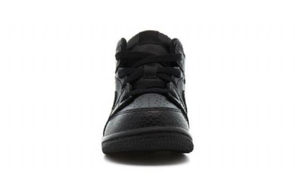 Nike Air Jordan 1 Mid Tops Td Sko Til Børn Sort