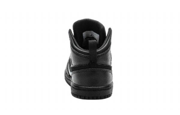 Nike Air Jordan 1 Mid Tops Td Sko Til Børn Sort
