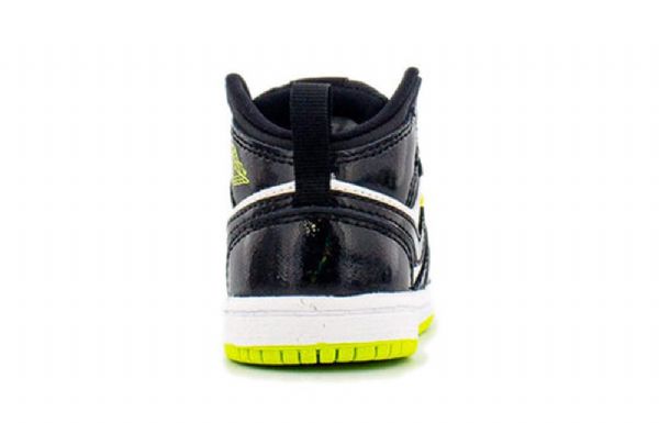 Nike Air Jordan 1 Mid Tops Td Sko Til Børn Sort