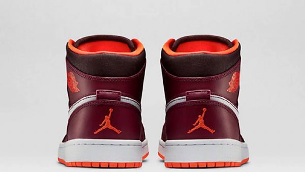 Nike Air Jordan 1 Mid Tops Team Sko Til Mænd Rød