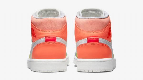 Nike Air Jordan 1 Mid Tops To My First Coach Sko Til Mænd Flerfarvet