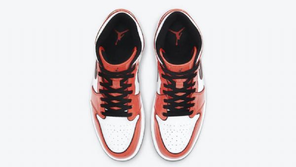 Nike Air Jordan 1 Mid Tops Turf Sko Til Mænd Orange