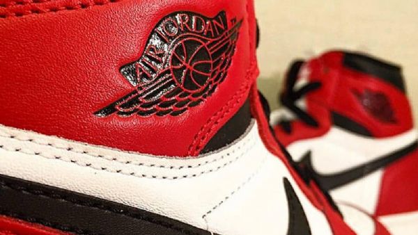 Nike Air Jordan 1 Og Høje Overdele Chicago Sko Til Mænd Bourgogne Hvid
