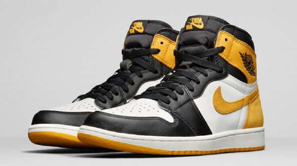 Nike Air Jordan 1 Okker Sko Til Mænd Flerfarvet