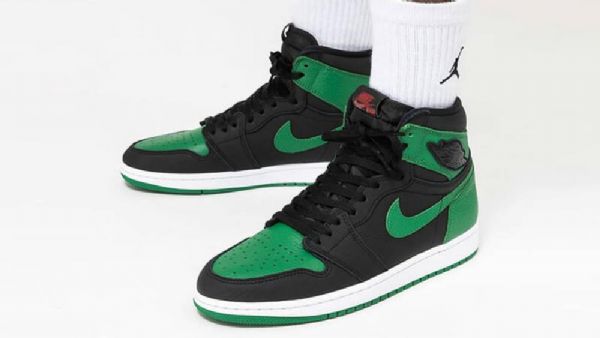 Nike Air Jordan 1 Pine Sko Til Damer Grøn