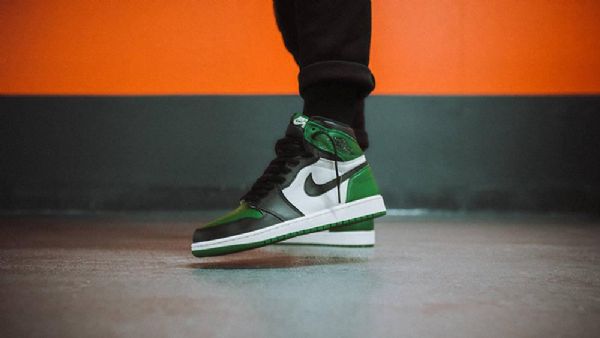 Nike Air Jordan 1 Pine Sko Til Mænd Grøn