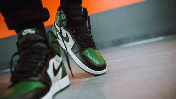 Nike Air Jordan 1 Pine Sko Til Mænd Grøn