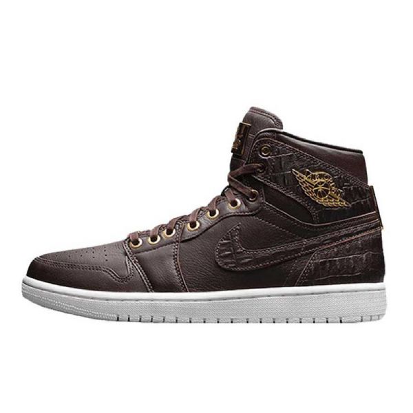 Nike Air Jordan 1 Pinnacle Croc Sko Til Mænd Brun