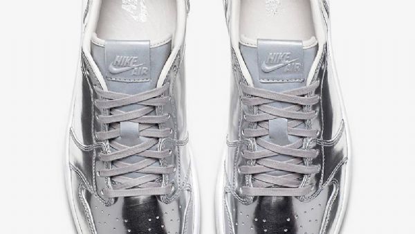 Nike Air Jordan 1 Pinnacle Sko Til Mænd Sølv