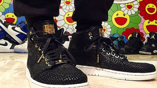 Nike Air Jordan 1 Pinnacle Sko Til Mænd Sort