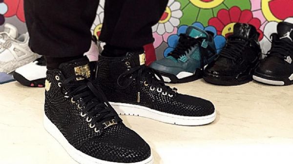Nike Air Jordan 1 Pinnacle Sko Til Mænd Sort