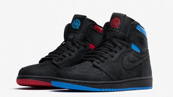 Nike Air Jordan 1 Quai 54 Sko Til Mænd Sort
