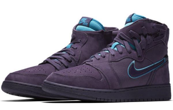 Nike Air Jordan 1 Rebel Xx Retro Basketball Sko Til Damer Lilla