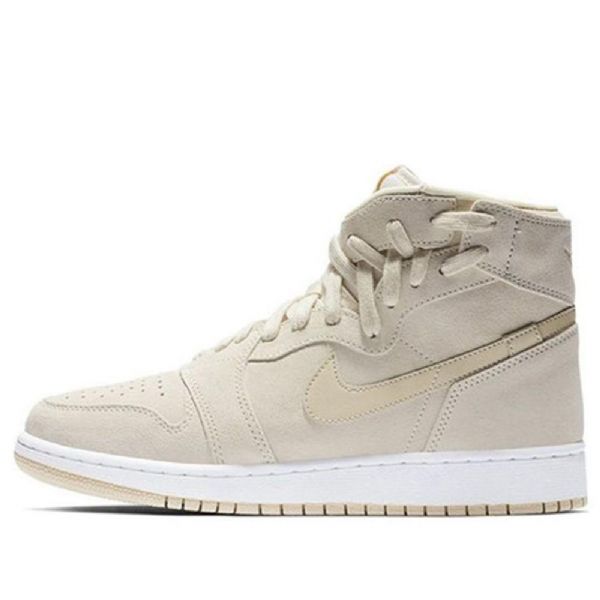 Nike Air Jordan 1 Rebel Xx Retro Basketball Sko Til Damer Lys Flødeskum Brun