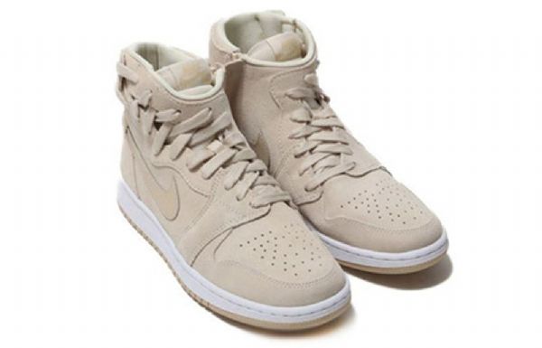Nike Air Jordan 1 Rebel Xx Retro Basketball Sko Til Damer Lys Flødeskum Brun