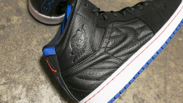 Nike Air Jordan 1 Retro 99 Infrarød Sko Til Mænd Sort Blå