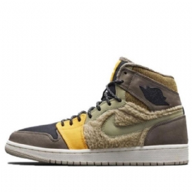 Nike Air Jordan 1 Retro Basketball Sko Til Damer Army Grøn