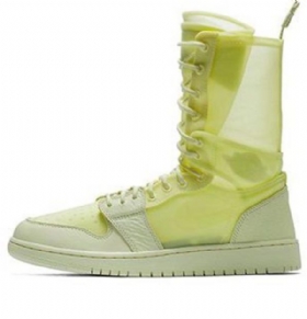 Nike Air Jordan 1 Retro Basketball Sko Til Damer Grøn