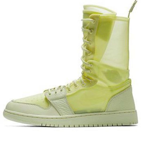 Nike Air Jordan 1 Retro Basketball Sko Til Damer Grøn