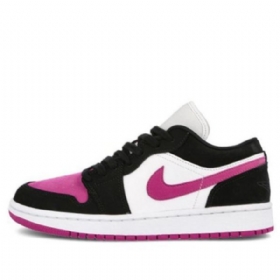 Nike Air Jordan 1 Retro Basketball Sko Til Damer Sorte Blomster