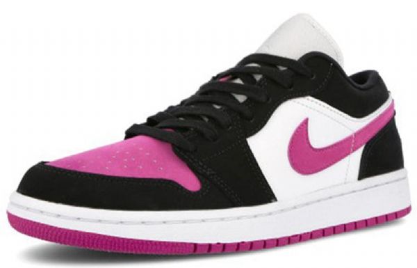 Nike Air Jordan 1 Retro Basketball Sko Til Damer Sorte Blomster