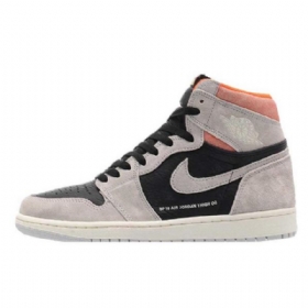 Nike Air Jordan 1 Retro Crimson Sko Til Mænd Grå