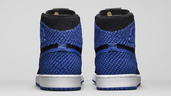 Nike Air Jordan 1 Retro Flyknit Royal Sko Til Mænd Sort Blå