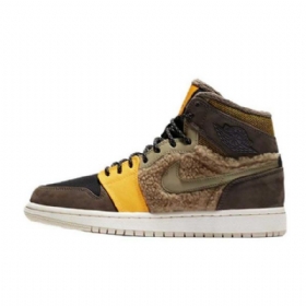 Nike Air Jordan 1 Retro High Toppe Premium Utility Sko Til Damer Flerfarvet
