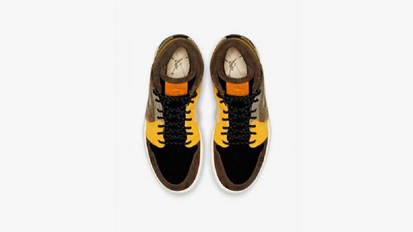 Nike Air Jordan 1 Retro High Toppe Premium Utility Sko Til Damer Flerfarvet