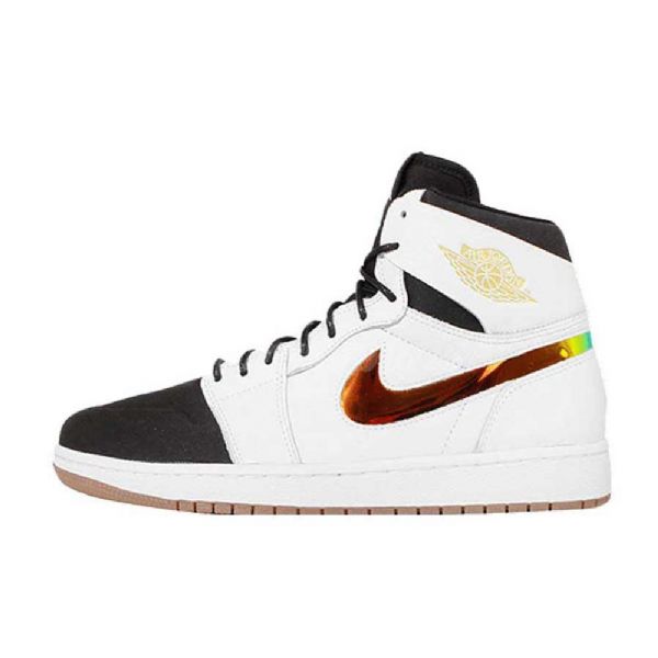 Nike Air Jordan 1 Retro High Tops Nouveau Sko Til Mænd Hvid Sort