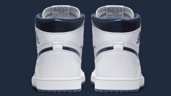 Nike Air Jordan 1 Retro High Tops Og Sko Til Mænd Marineblå
