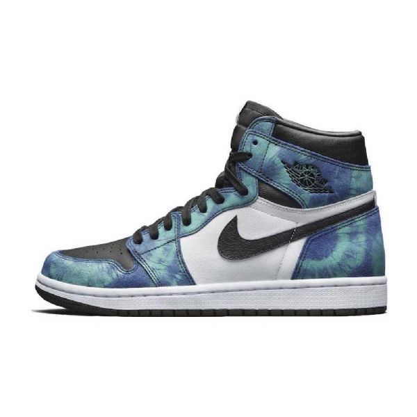 Nike Air Jordan 1 Retro High Tops Og Tie Dye Sko Til Mænd Flerfarvet