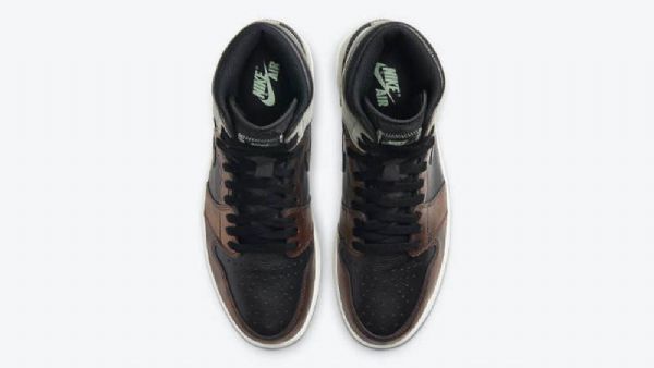 Nike Air Jordan 1 Retro High Tops Patina Sko Til Mænd Flerfarvet