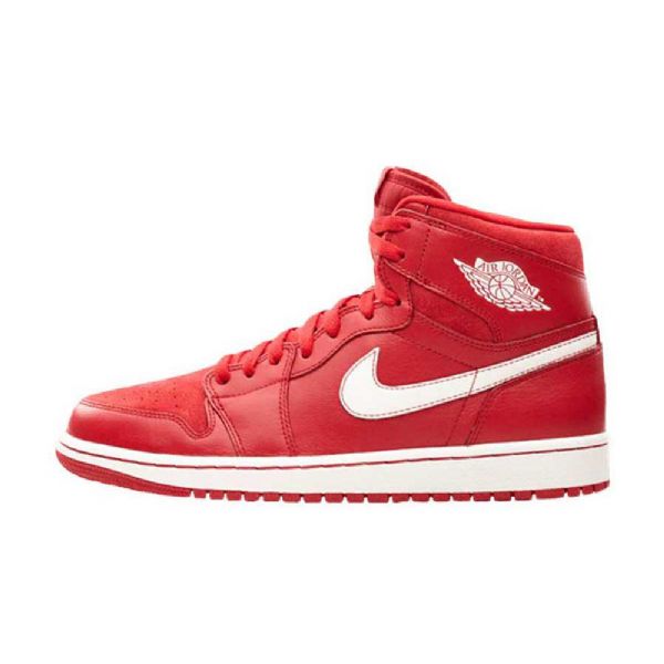 Nike Air Jordan 1 Retro High Tops Sko Til Mænd Rød