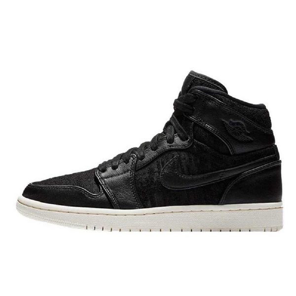 Nike Air Jordan 1 Retro High Tops Sko Til Mænd Sort Hvid