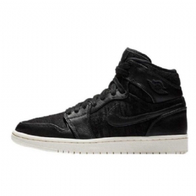 Nike Air Jordan 1 Retro High Tops Sko Til Mænd Sort Hvid