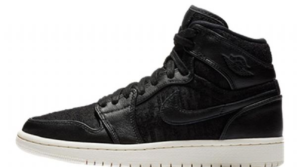 Nike Air Jordan 1 Retro High Tops Sko Til Mænd Sort Hvid