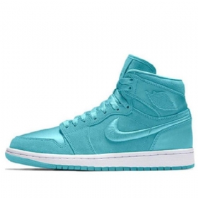 Nike Air Jordan 1 Retro Høje Overdele Basketball Sko Til Damer Blå