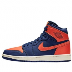 Nike Air Jordan 1 Retro Høje Overdele Basketball Sko Til Damer Blå