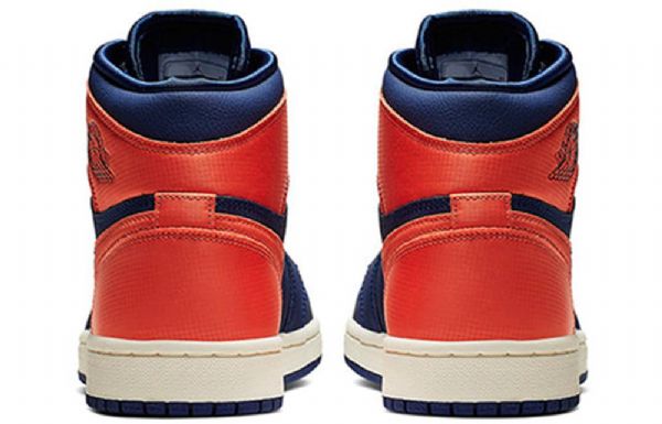 Nike Air Jordan 1 Retro Høje Overdele Basketball Sko Til Damer Blå