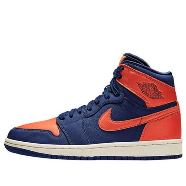 Nike Air Jordan 1 Retro Høje Overdele Basketball Sko Til Damer Blå