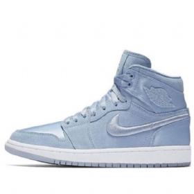 Nike Air Jordan 1 Retro Høje Overdele Basketball Sko Til Damer Blå