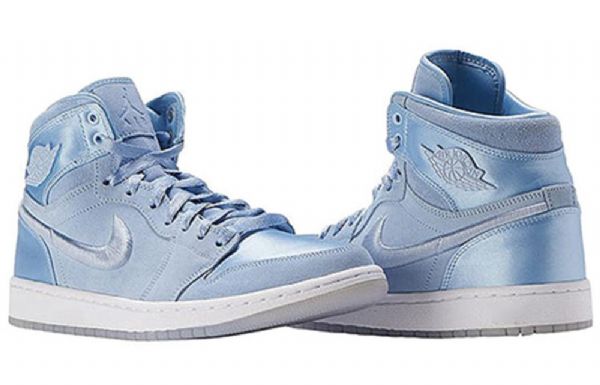 Nike Air Jordan 1 Retro Høje Overdele Basketball Sko Til Damer Blå
