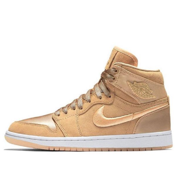 Nike Air Jordan 1 Retro Høje Overdele Basketball Sko Til Damer Brun