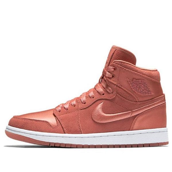 Nike Air Jordan 1 Retro Høje Overdele Basketball Sko Til Damer Coral