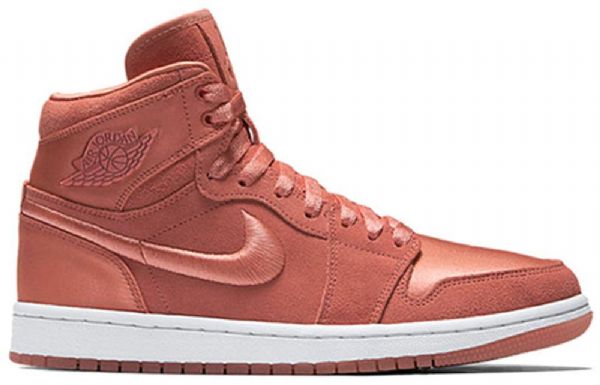 Nike Air Jordan 1 Retro Høje Overdele Basketball Sko Til Damer Coral