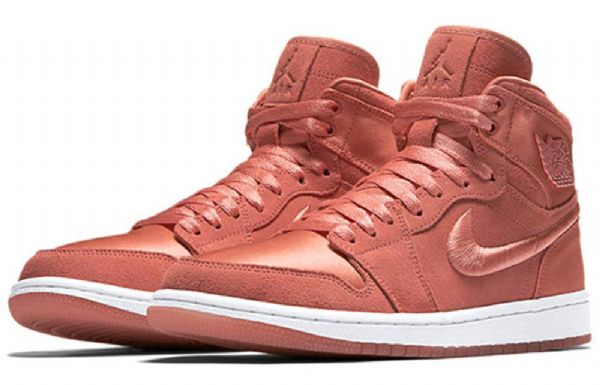 Nike Air Jordan 1 Retro Høje Overdele Basketball Sko Til Damer Coral