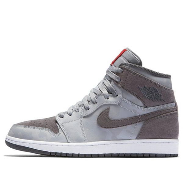 Nike Air Jordan 1 Retro Høje Overdele Basketball Sko Til Damer Grå