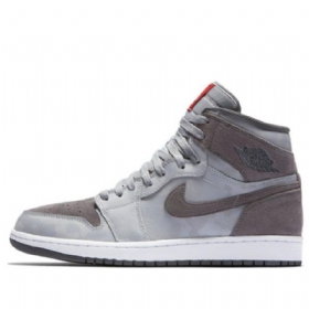 Nike Air Jordan 1 Retro Høje Overdele Basketball Sko Til Damer Grå